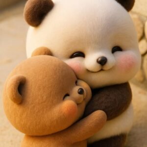 💖 cuddle love panda couple